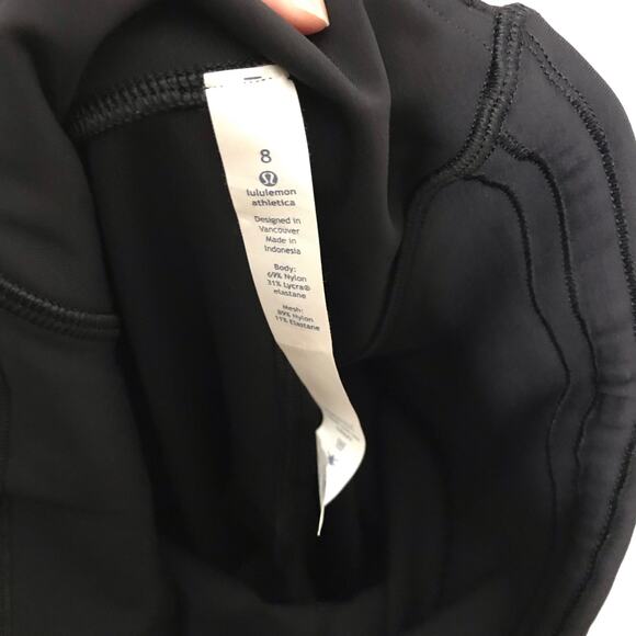 Lululemon Train Times Cropped Leggings Women's Size 8 - Picture 5 of 5